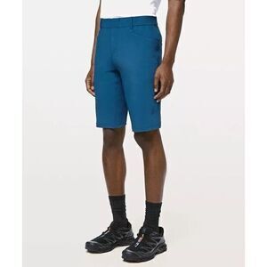 Lululemon Shorts Mens 30 Navy City To Summit Commute‎ Travel Shorts Bicycle Hike